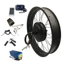 Factory sale QS motor fat tire 5000W electric bike kit with sabvoton controller